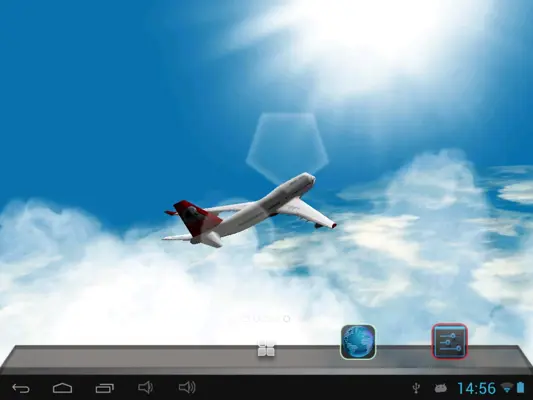 The Flight Live Wallpaper android App screenshot 1